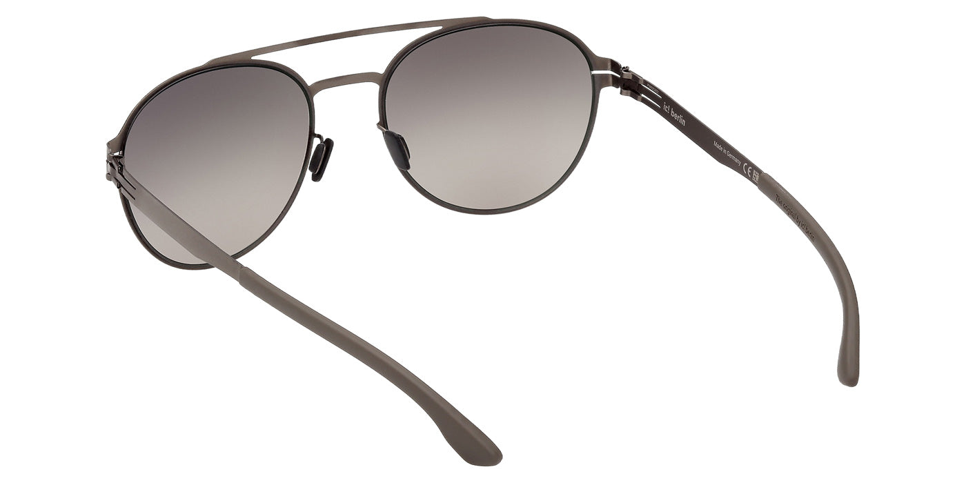 ic! berlin IC0212 LORIS 02B 55 - Matte Black / Gradient Smoke #id:ic021202b_s:100115