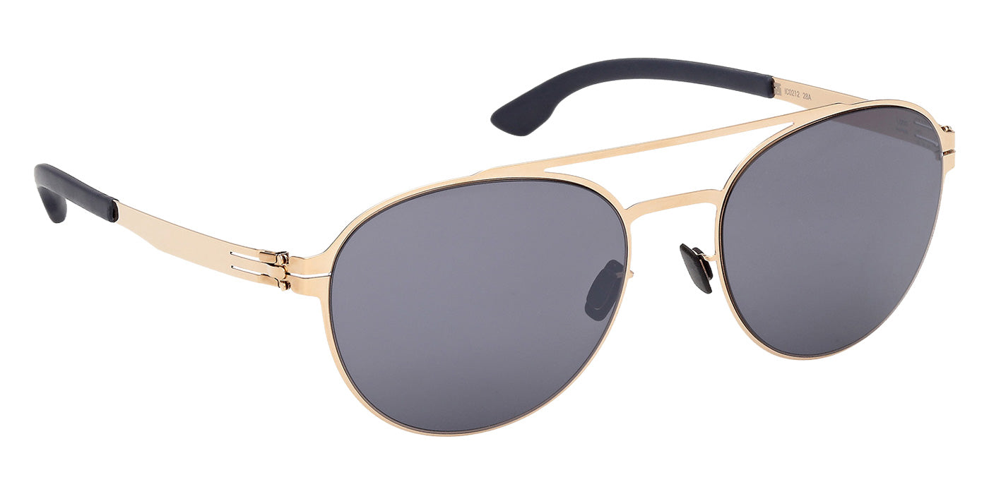 ic! berlin IC0212 LORIS 28A 55 - Matte Sandblasted Dark Ruthenium / Smoke #id:ic021228a_s:102135