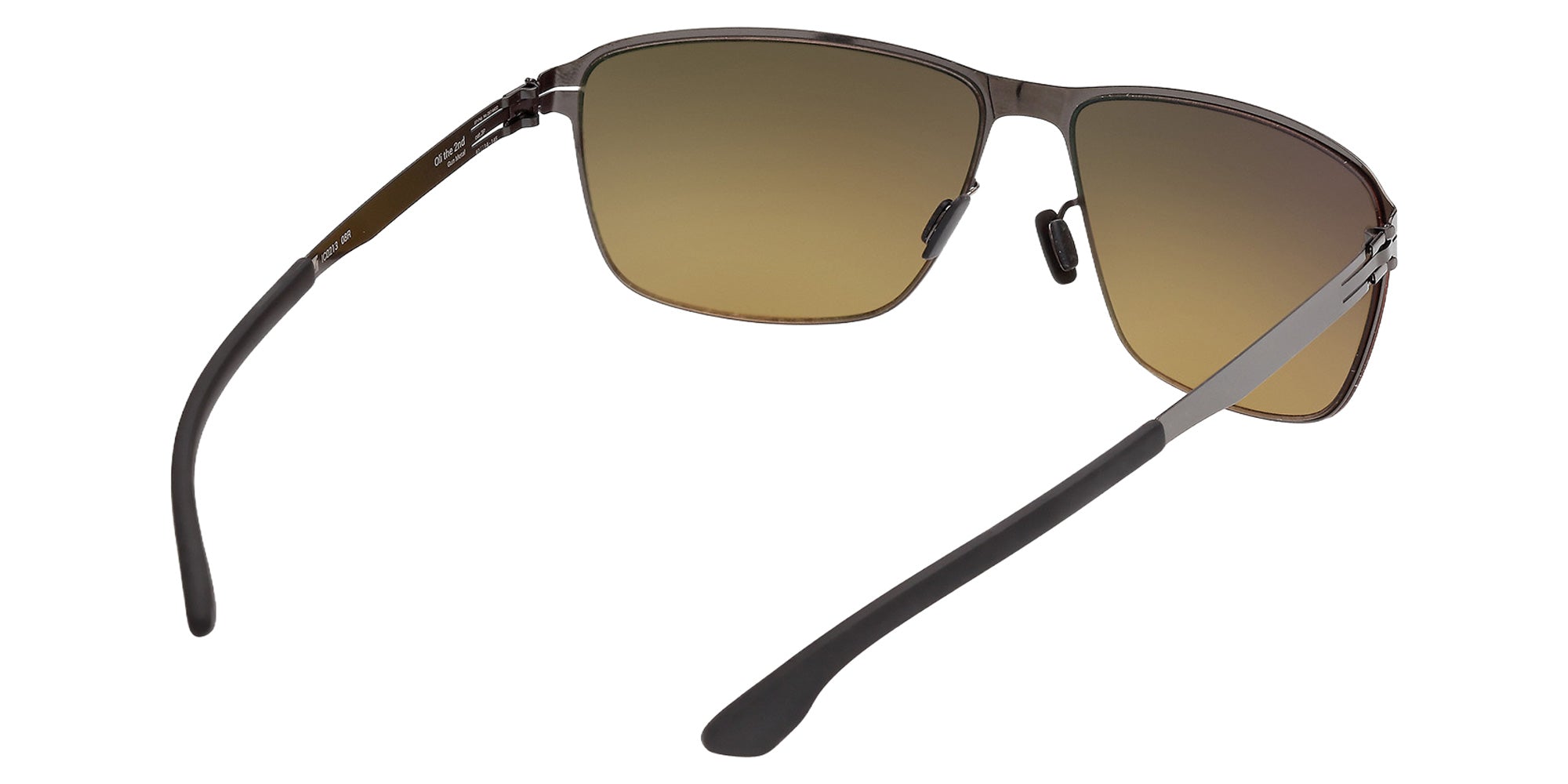 ic! berlin IC0213 08R 61 - Black/Horn / Green Polarized 08R #id:ic021308r_s:102125