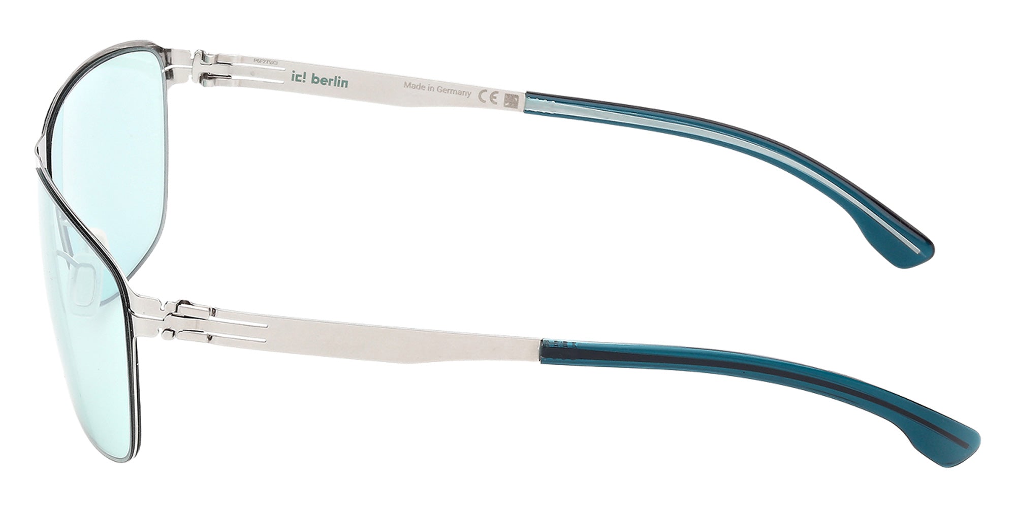 ic! berlin IC0213 20V 61 - Matte Antiqued Gunmetal / Blue Photochromic 20V #id:ic021320v_s:104110