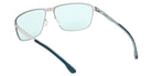 ic! berlin IC0213 20V 61 - Matte Antiqued Gunmetal / Blue Photochromic 20V #id:ic021320v_s:104115