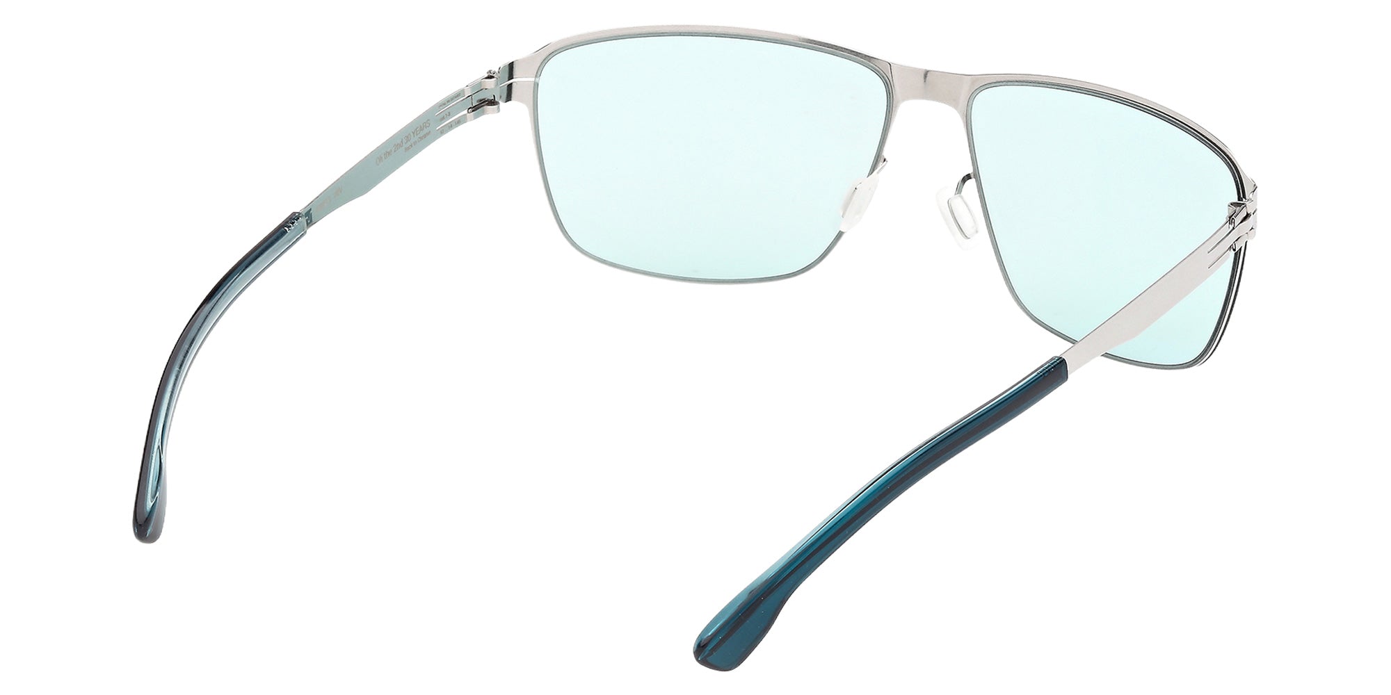 ic! berlin IC0213 20V 61 - Matte Antiqued Gunmetal / Blue Photochromic 20V #id:ic021320v_s:104125