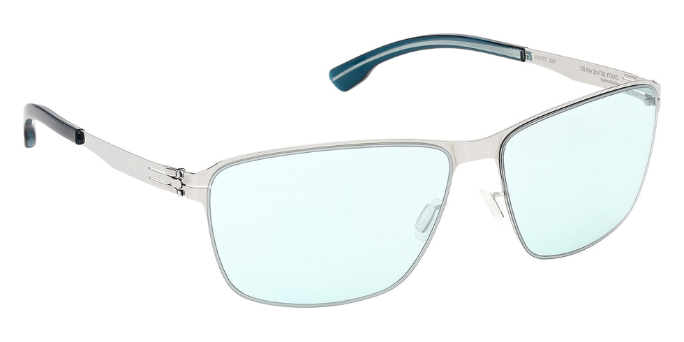 ic! berlin IC0213 20V 61 - Matte Antiqued Gunmetal / Blue Photochromic 20V #id:ic021320v_s:104135