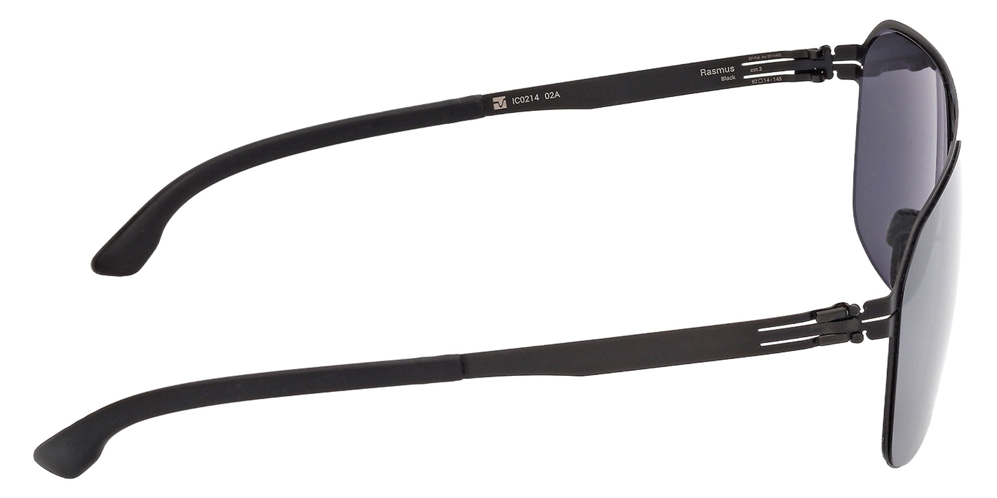 ic! berlin IC0214 02A 62 - Matte Black / Smoke 02A #id:ic021402a_s:100130