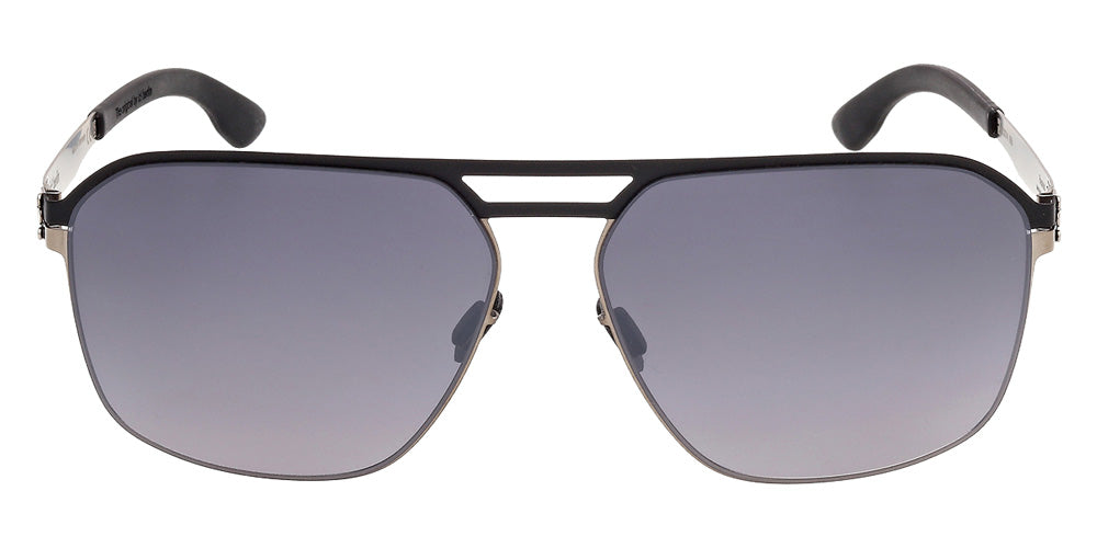 ic! berlin IC0214 RASMUS 05B 62 - Black/Monocolor / Gradient Smoke #id:ic021405b_s:100100