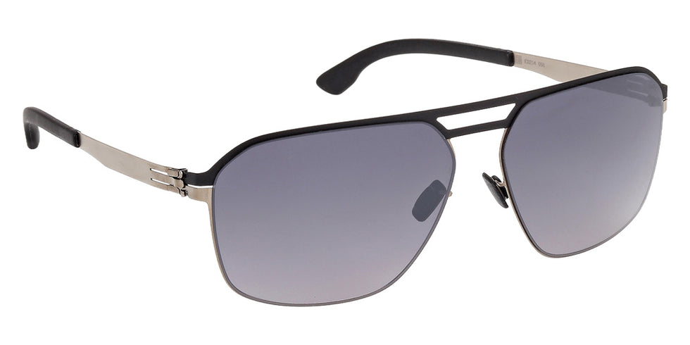 ic! berlin IC0214 RASMUS 05B 62 - Black/Monocolor / Gradient Smoke #id:ic021405b_s:100135