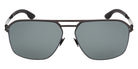 ic! berlin IC0214 08R 62 - Black/Horn / Green Polarized 08R #id:ic021408r_s:102100