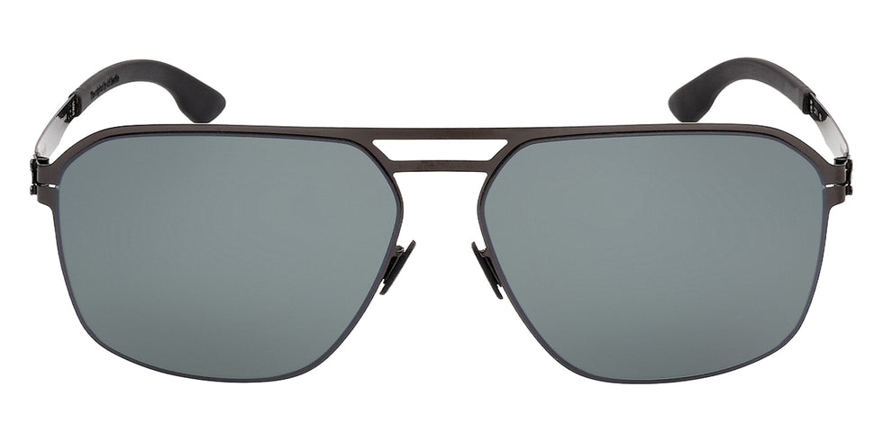 ic! berlin IC0214 08R 62 - Black/Horn / Green Polarized 08R #id:ic021408r_s:102100