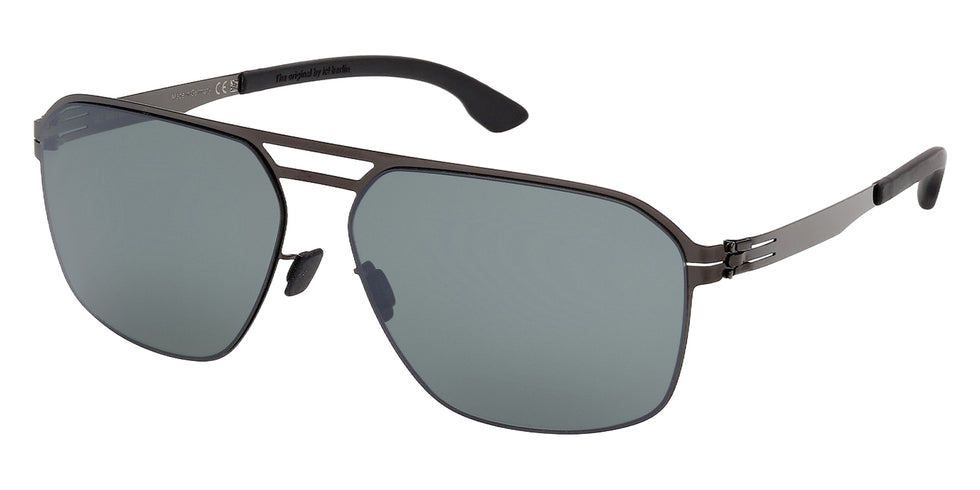 ic! berlin IC0214 08R 62 - Black/Horn / Green Polarized 08R #id:ic021408r_s:102105