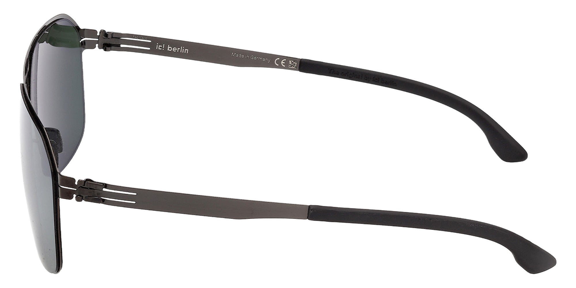 ic! berlin IC0214 08R 62 - Black/Horn / Green Polarized 08R #id:ic021408r_s:102110