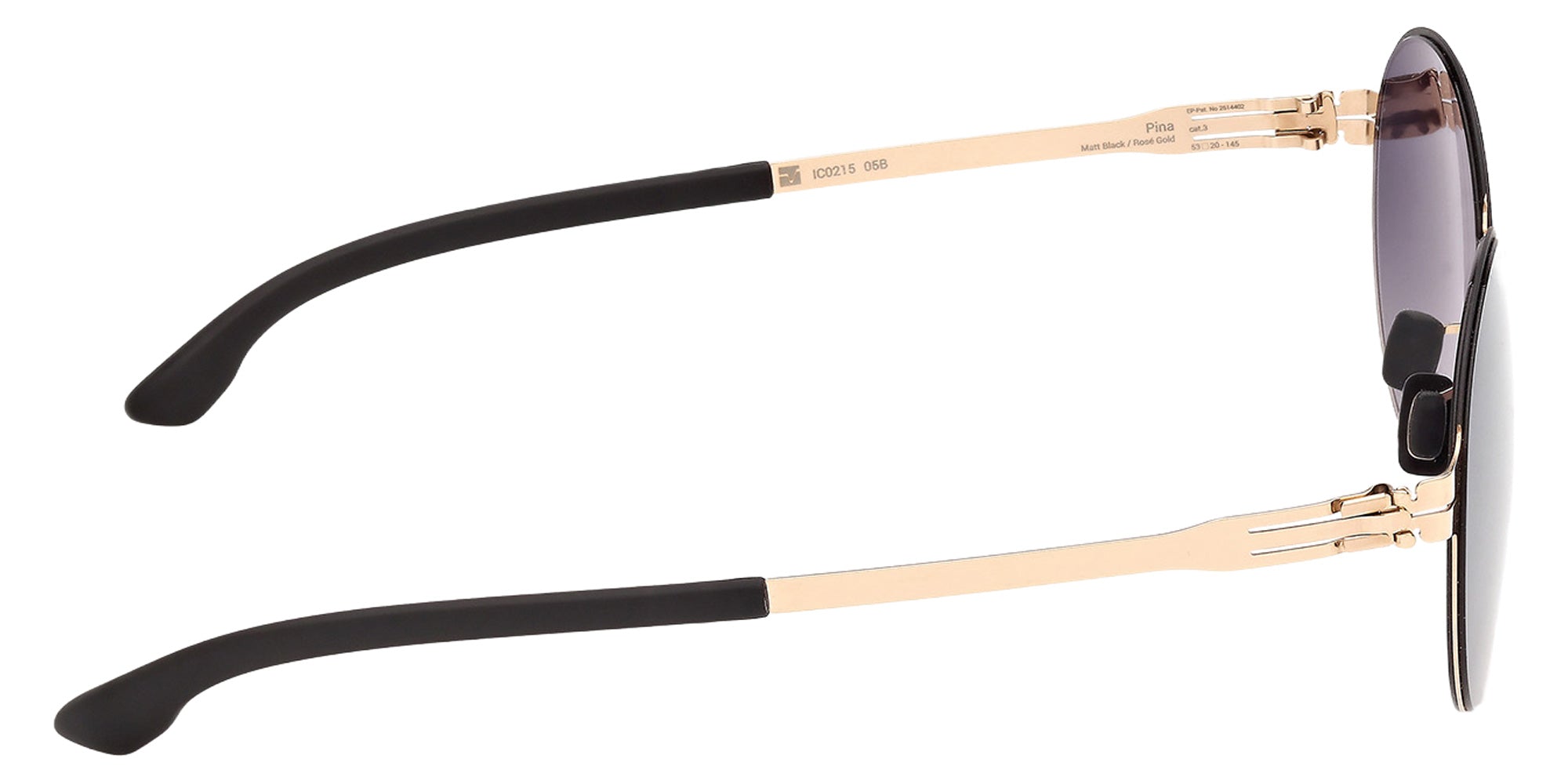 ic! berlin IC0215 05B 53 - Black/Monocolor / Gradient Smoke 05B #id:ic021505b_s:100130