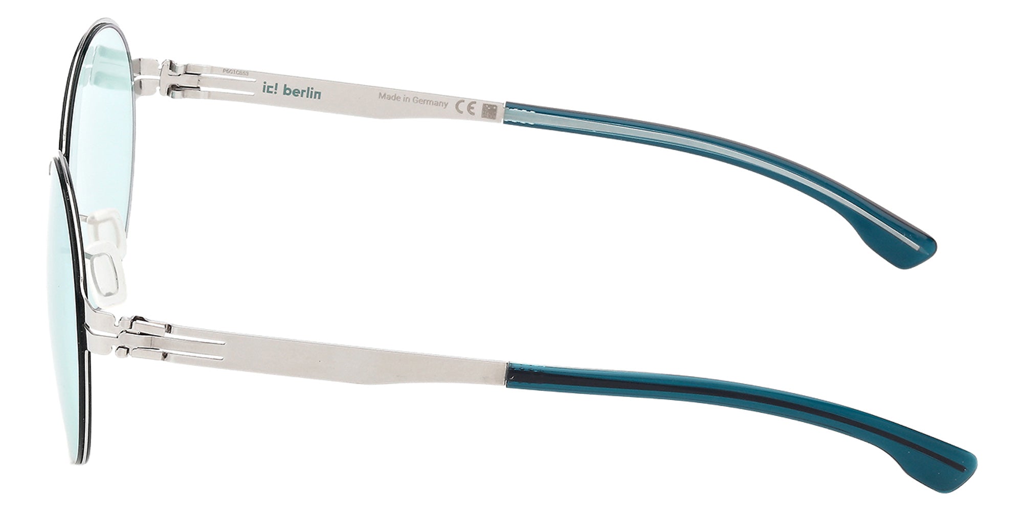 ic! berlin IC0215 20V 53 - Matte Antiqued Gunmetal / Blue Photochromic 20V #id:ic021520v_s:102110