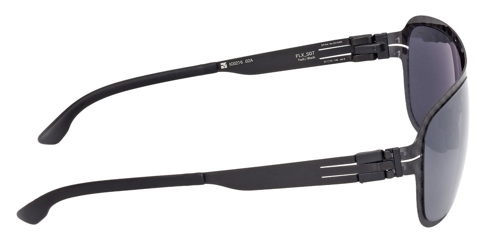 ic! berlin IC0216 02A 61 - Matte Black / Smoke 02A #id:ic021602a_s:100130