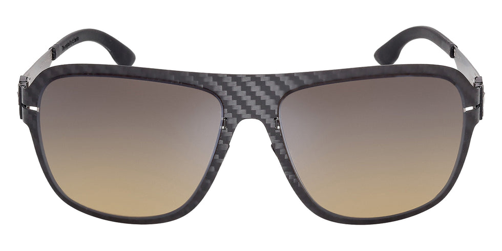 ic! berlin IC0216 02R 61 - Matte Black / Green Polarized 02R #id:ic021602r_s:104100
