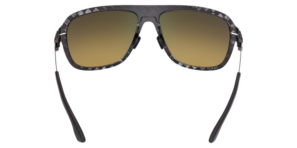 ic! berlin IC0216 02R 61 - Matte Black / Green Polarized 02R #id:ic021602r_s:104120