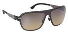ic! berlin IC0216 02R 61 - Matte Black / Green Polarized 02R #id:ic021602r_s:104135