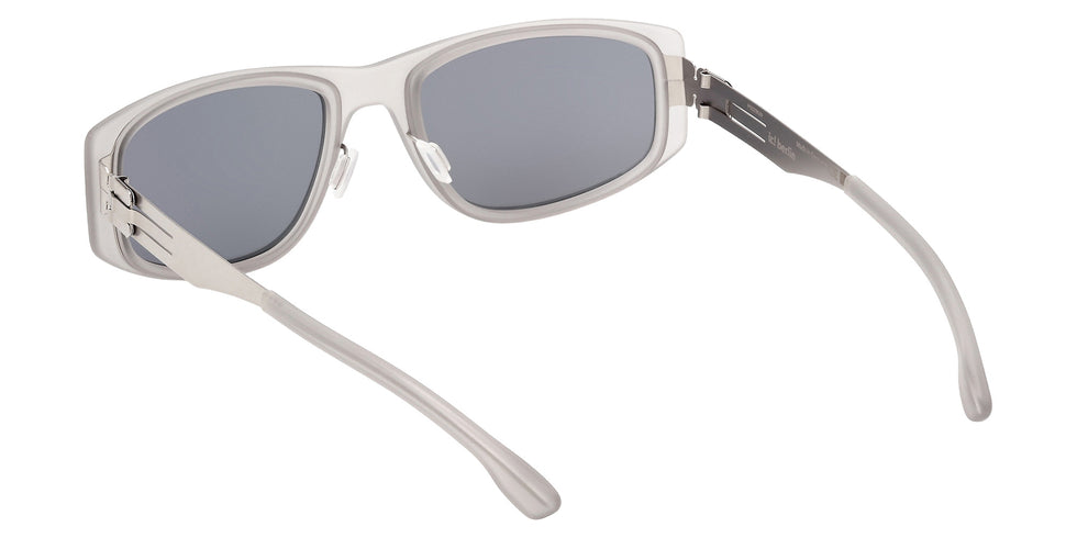 ic! berlin IC0217 20C 55 - Matte Antiqued Gunmetal / Smoke Mirrored 20C #id:ic021720c_s:102115