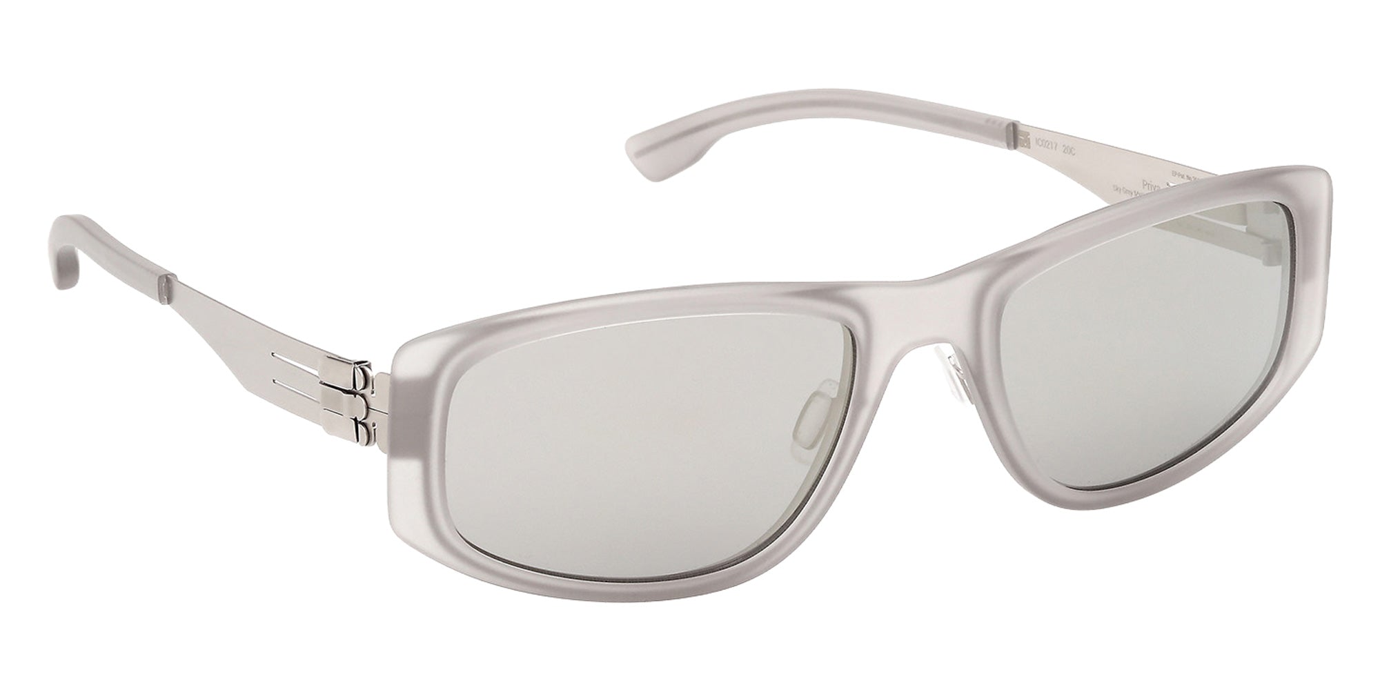 ic! berlin IC0217 20C 55 - Matte Antiqued Gunmetal / Smoke Mirrored 20C #id:ic021720c_s:102135