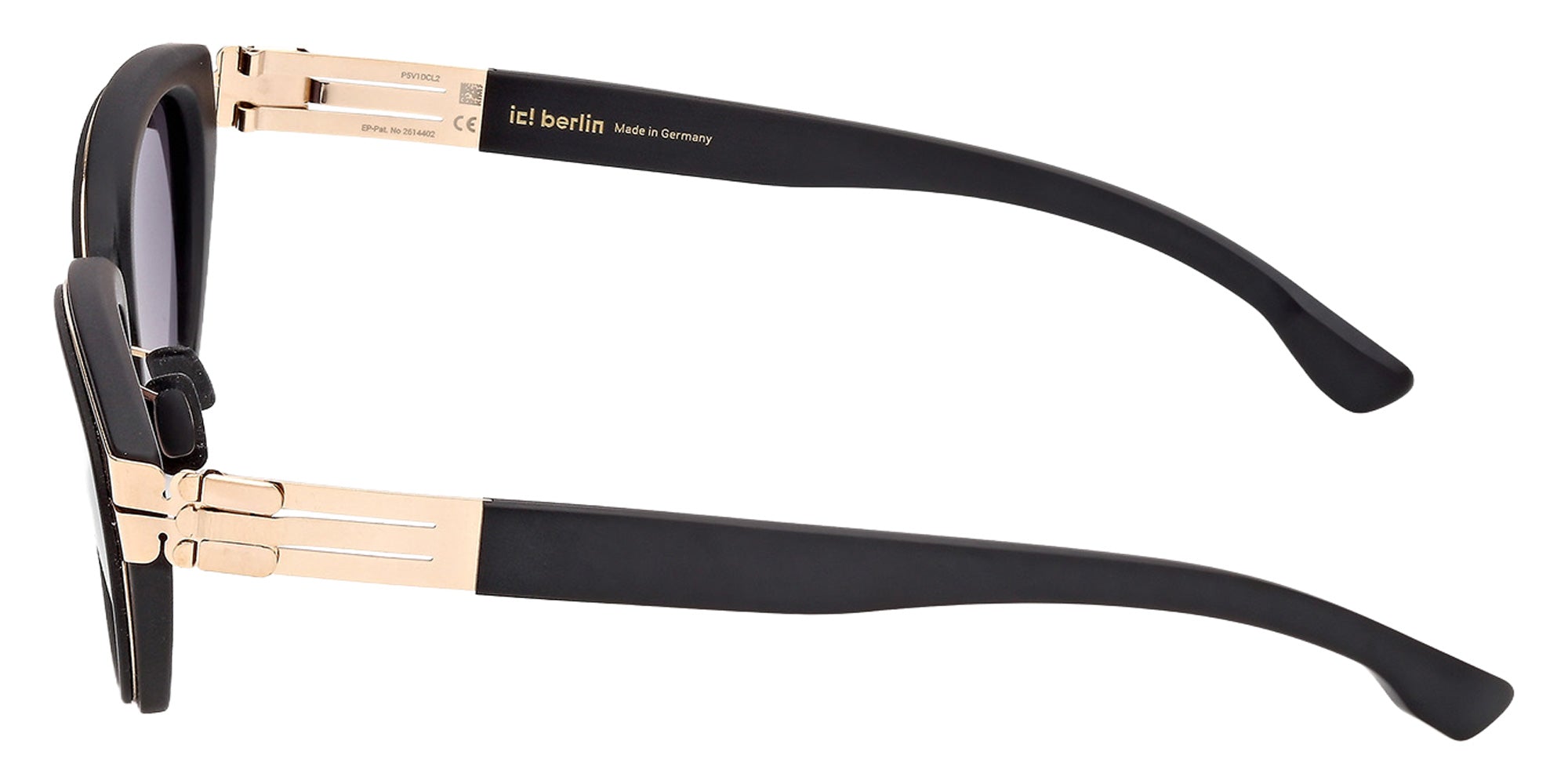 ic! berlin IC0218 05B 55 - Black/Monocolor / Gradient Smoke 05B #id:ic021805b_s:100110