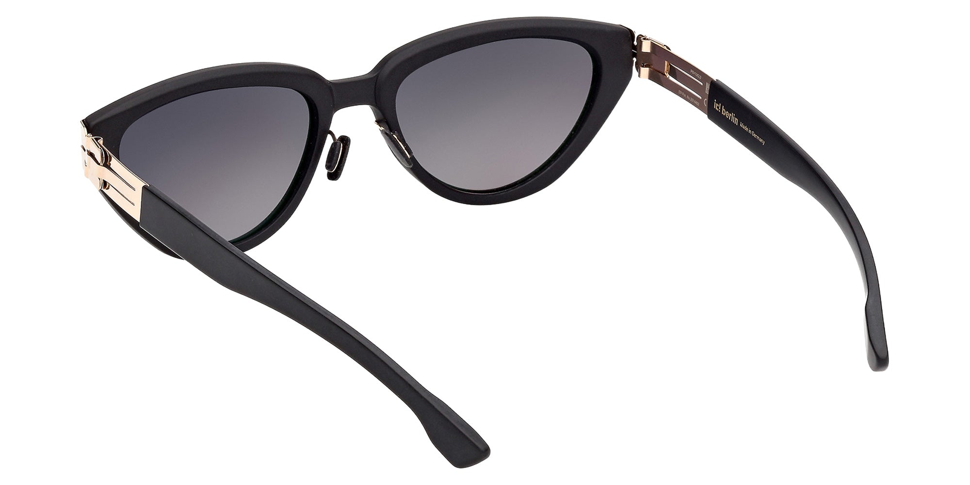 ic! berlin IC0218 05B 55 - Black/Monocolor / Gradient Smoke 05B #id:ic021805b_s:100115