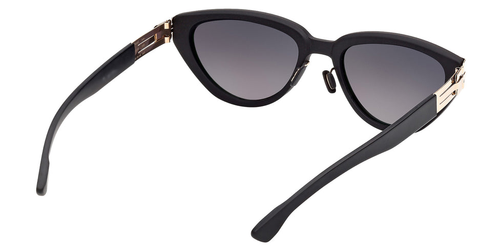 ic! berlin IC0218 05B 55 - Black/Monocolor / Gradient Smoke 05B #id:ic021805b_s:100125