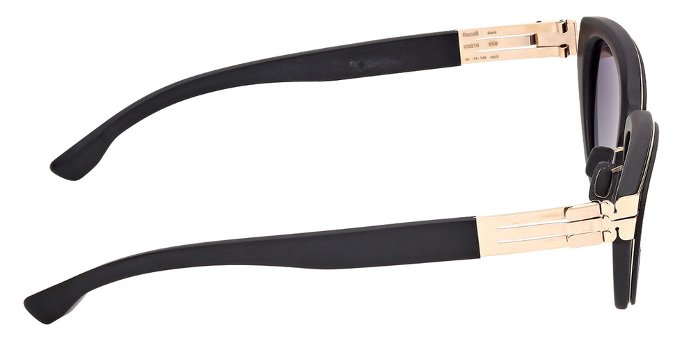 ic! berlin IC0218 05B 55 - Black/Monocolor / Gradient Smoke 05B #id:ic021805b_s:100130