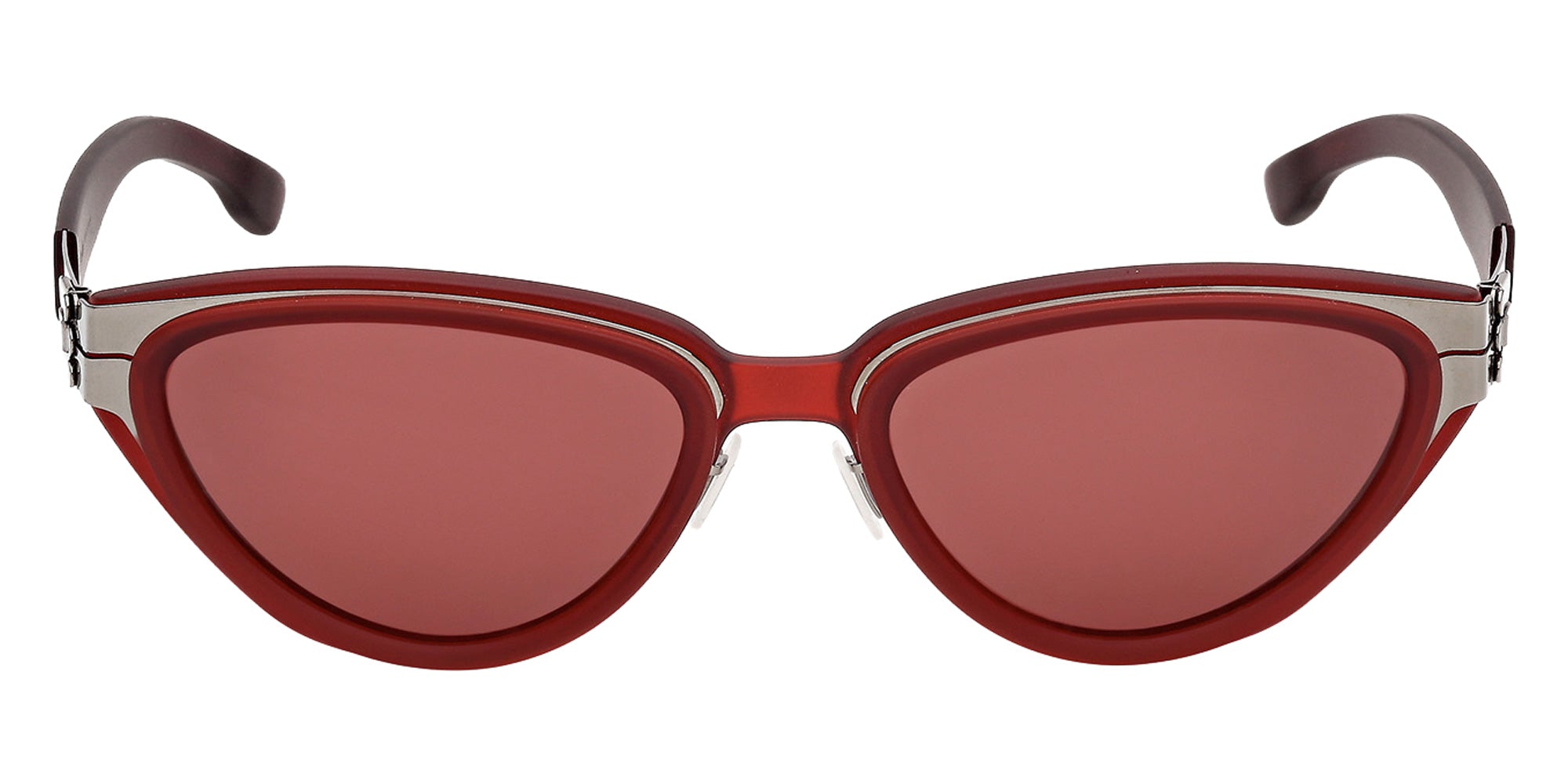ic! berlin IC0218 20S 55 - Matte Antiqued Gunmetal / Bordeaux 20S #id:ic021820s_s:102100