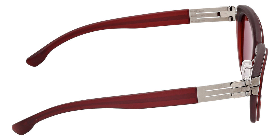 ic! berlin IC0218 20S 55 - Matte Antiqued Gunmetal / Bordeaux 20S #id:ic021820s_s:102130