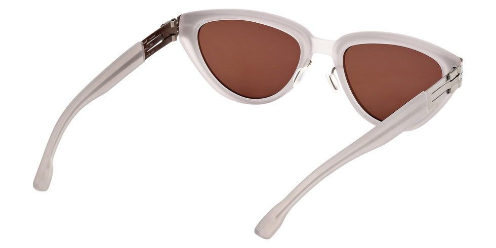 ic! berlin IC0218 35E 55 - Matte Sandblasted Light Ruthenium / Brown 35E #id:ic021835e_s:104125