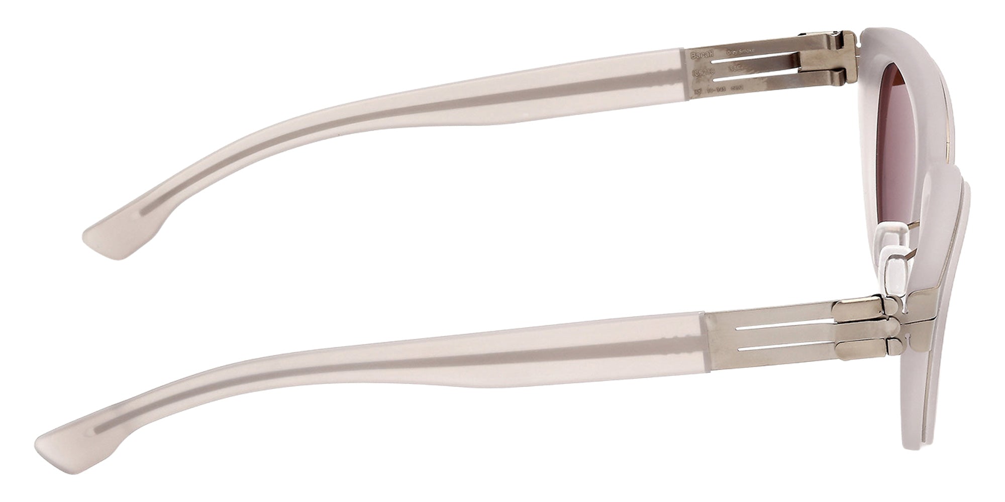 ic! berlin IC0218 35E 55 - Matte Sandblasted Light Ruthenium / Brown 35E #id:ic021835e_s:104130