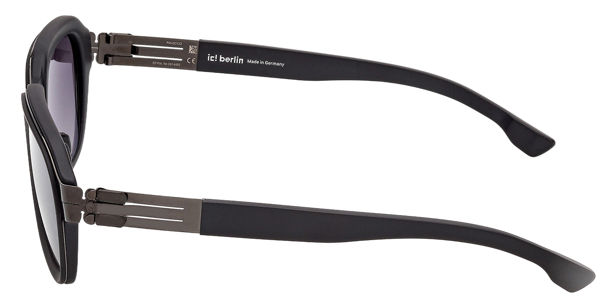 ic! berlin IC0219 05B 55 - Black/Monocolor / Gradient Smoke 05B #id:ic021905b_s:100110