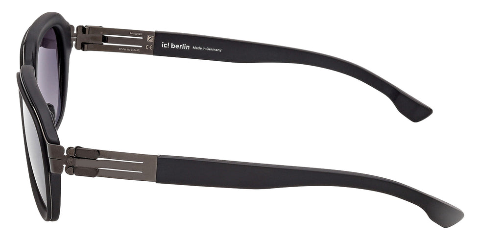 ic! berlin IC0219 05B 55 - Black/Monocolor / Gradient Smoke 05B #id:ic021905b_s:100110