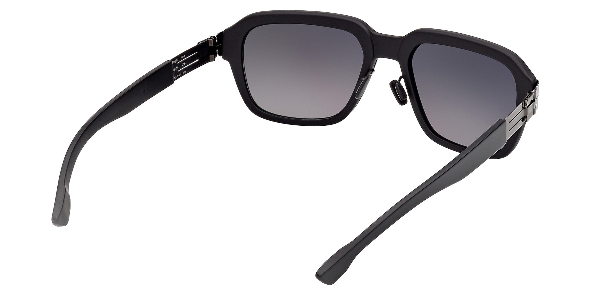 ic! berlin IC0219 05B 55 - Black/Monocolor / Gradient Smoke 05B #id:ic021905b_s:100125