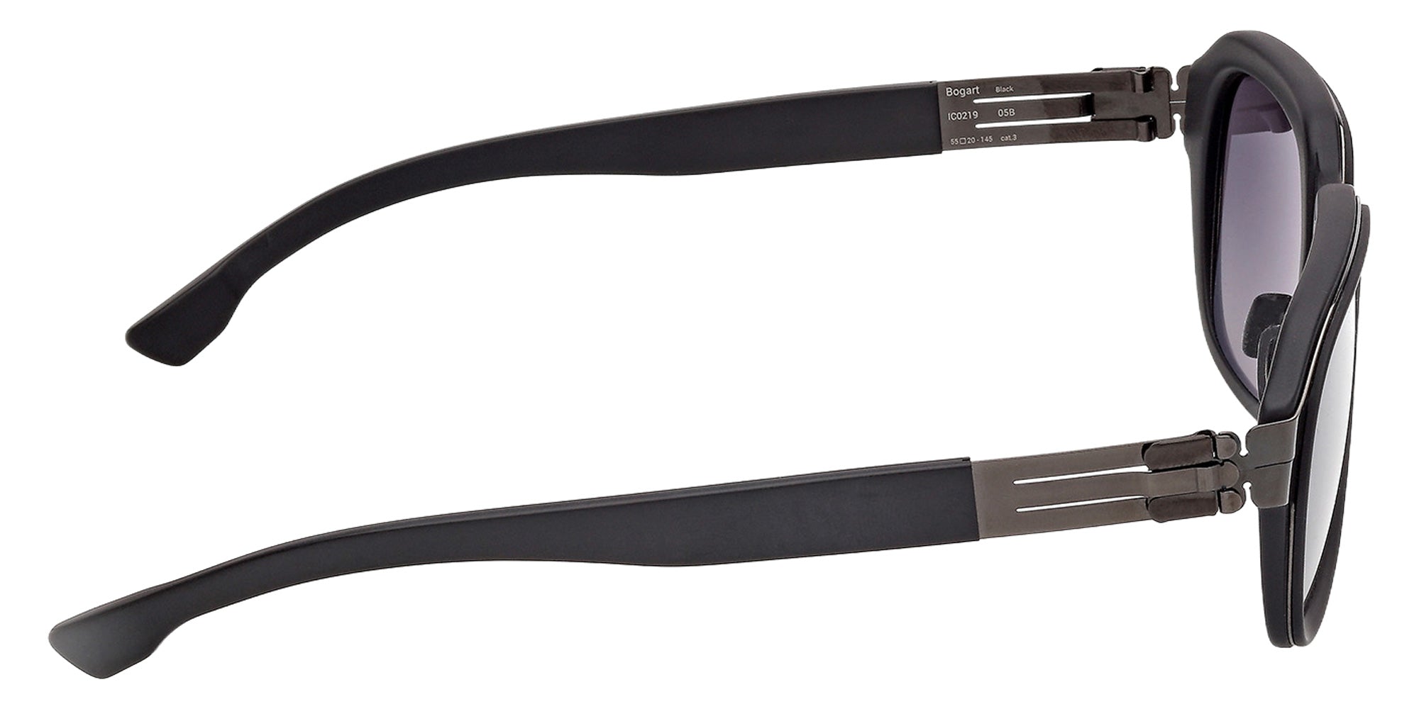 ic! berlin IC0219 05B 55 - Black/Monocolor / Gradient Smoke 05B #id:ic021905b_s:100130