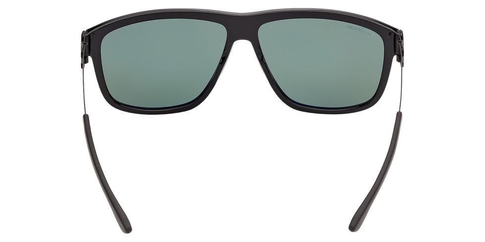 ic! berlin IC0220 GAMMA 05R 62 - Black/Monocolor / Green Polarized #id:ic022005r_s:100120