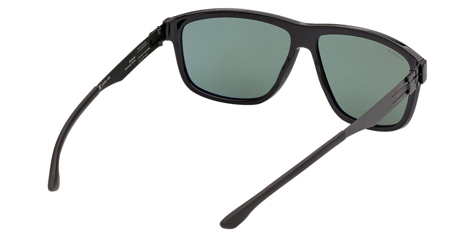 ic! berlin IC0220 GAMMA 05R 62 - Black/Monocolor / Green Polarized #id:ic022005r_s:100125