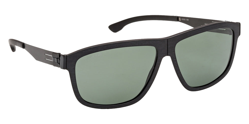 ic! berlin IC0220 GAMMA 05R 62 - Black/Monocolor / Green Polarized #id:ic022005r_s:100135