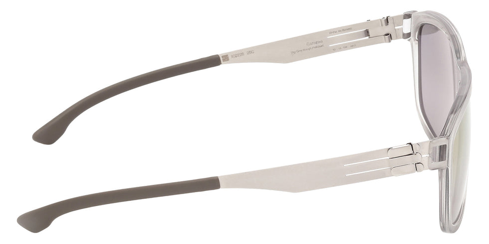 ic! berlin IC0220 GAMMA 20C 62 - Matte Antiqued Gunmetal / Smoke Mirrored #id:ic022020c_s:102130