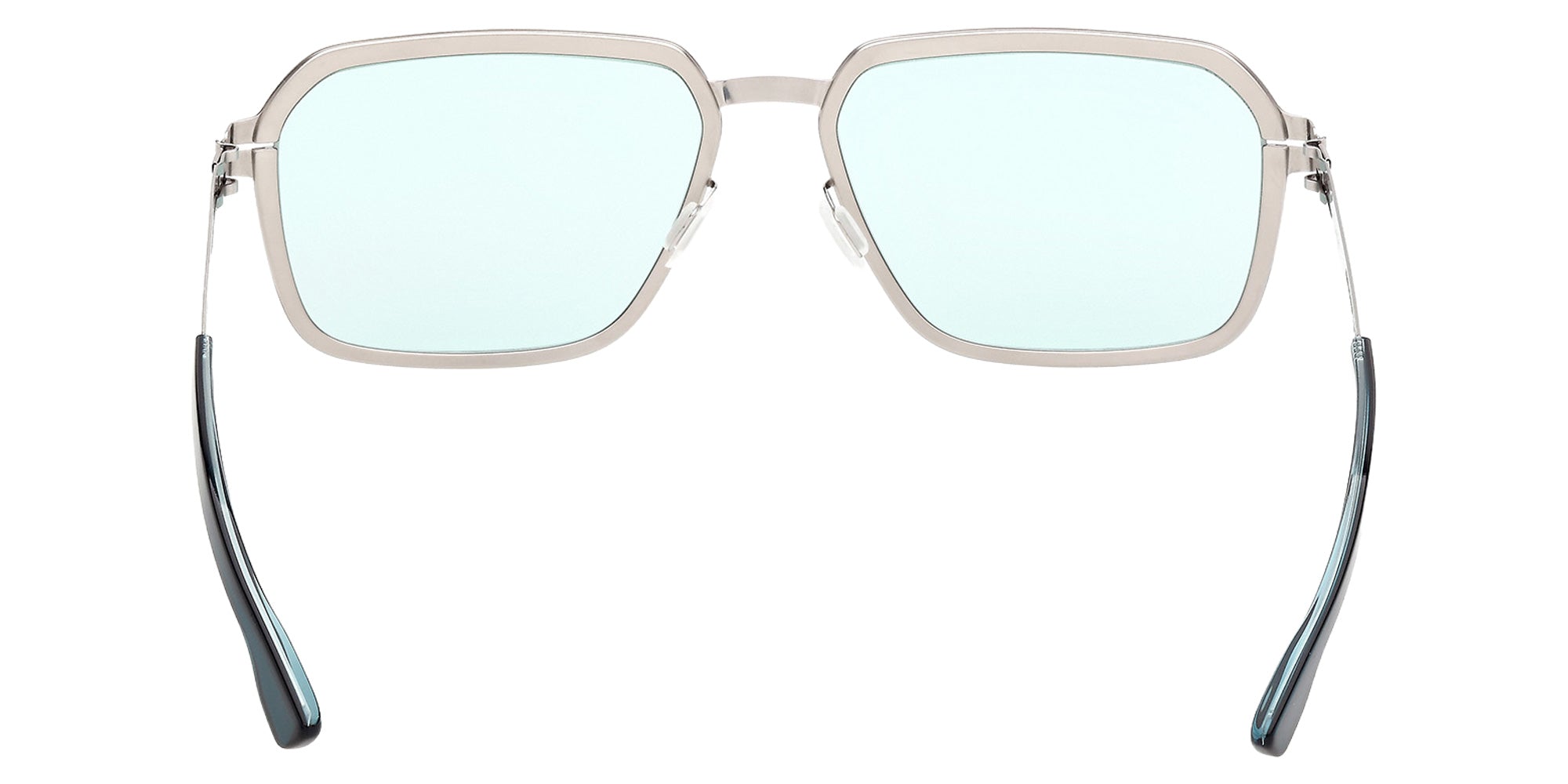 ic! berlin IC0226 15V 57 - Shiny Satin Gunmetal / Blue Photochromic 15V #id:ic022615v_s:100120