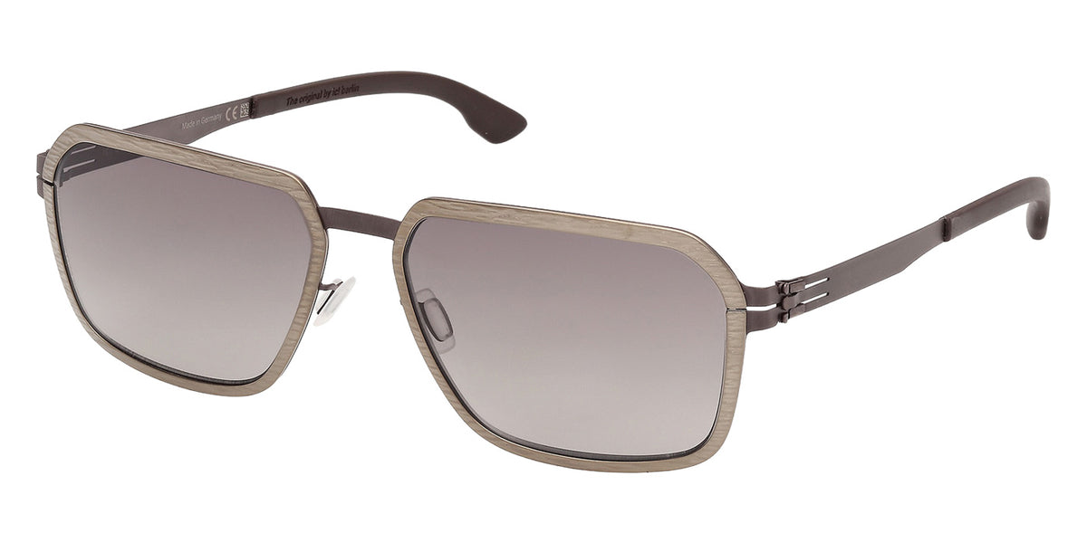 ic! berlin IC0226 XENON 50B 57 - Matte Antiqued Rhodium / Gradient Smoke #id:ic022650b_s:100105