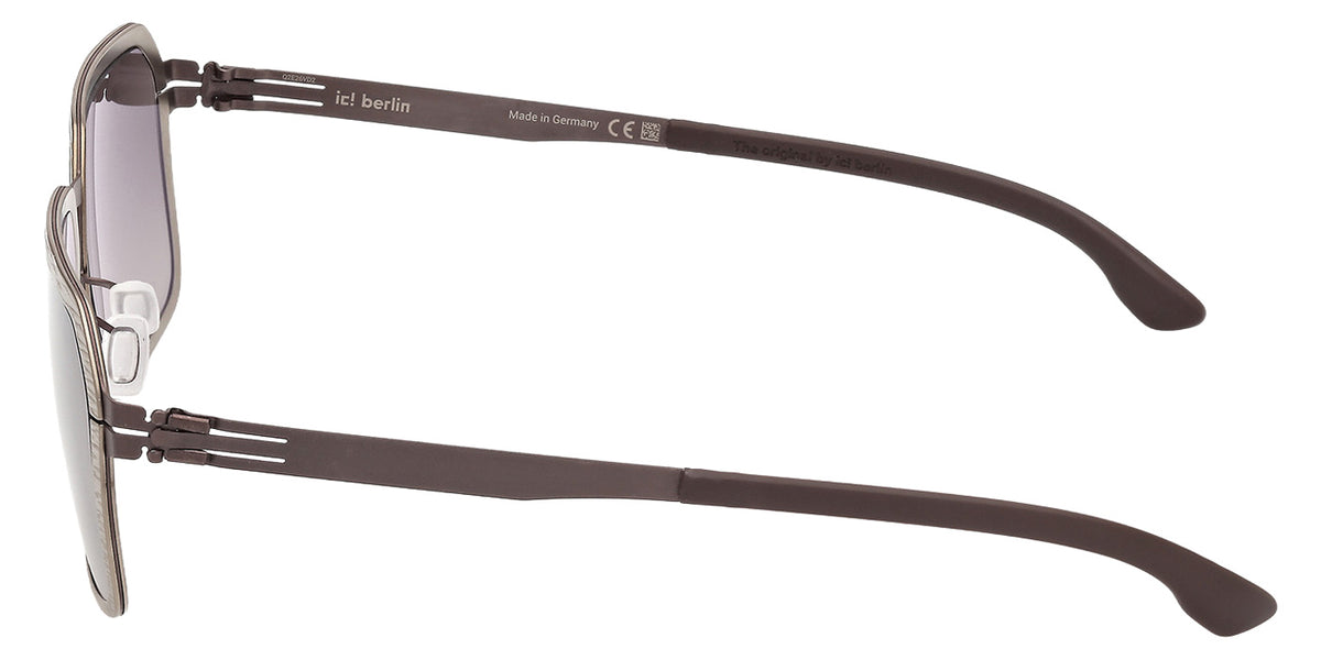 ic! berlin IC0226 XENON 50B 57 - Matte Antiqued Rhodium / Gradient Smoke #id:ic022650b_s:100110