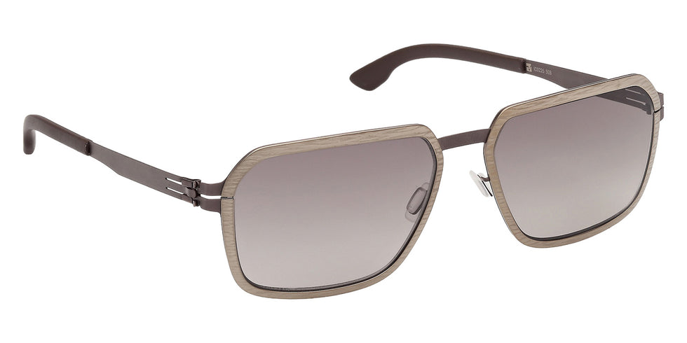 ic! berlin IC0226 XENON 50B 57 - Matte Antiqued Rhodium / Gradient Smoke #id:ic022650b_s:100135