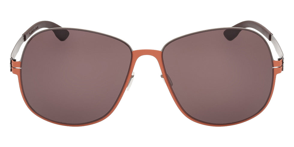 ic! berlin IC0229 GABRIELLA 47E 61 - Shiny Antiqued Rhodium / Brown #id:ic022947e_s:102100