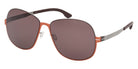 ic! berlin IC0229 GABRIELLA 47E 61 - Shiny Antiqued Rhodium / Brown #id:ic022947e_s:102105