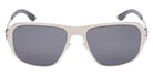 ic! berlin IC0230 BENCE 12A 57 - Shiny Antiqued Dark Nickeltin / Smoke #id:ic023012a_s:102100