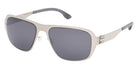 ic! berlin IC0230 BENCE 12A 57 - Shiny Antiqued Dark Nickeltin / Smoke #id:ic023012a_s:102105