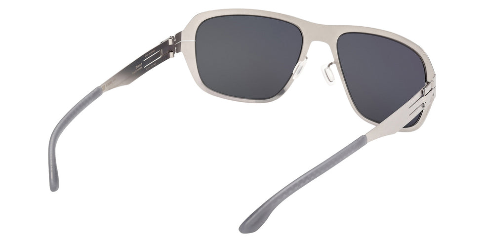 ic! berlin IC0230 BENCE 12A 57 - Shiny Antiqued Dark Nickeltin / Smoke #id:ic023012a_s:102125