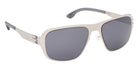 ic! berlin IC0230 BENCE 12A 57 - Shiny Antiqued Dark Nickeltin / Smoke #id:ic023012a_s:102135