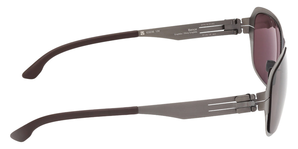 ic! berlin IC0230 BENCE 13Y 57 - Matte Antiqued Dark Nickeltin / Violet #id:ic023013y_s:104130