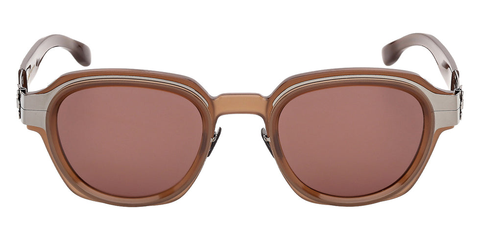 ic! berlin IC0231 LESLIE 48E 49 - Matte Rhodium / Brown #id:ic023148e_s:102100